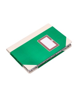Libro cartone cosido fernandes flecha din a6+ rayado horizontal 50 hojas 100 gr rojo