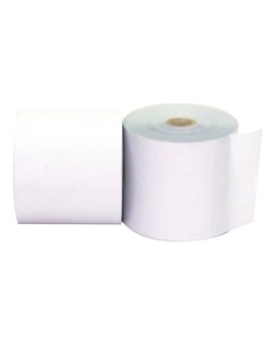 Rollo sumadora q-connect electra 75 mm ancho x 65 mm diametro copiativo con 2 hojassin bisfenol a