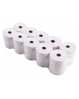 Rollo sumadora q-connect electra 75 mm ancho x 65 mm diametro sin bisfenol a