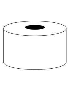 Rollo sumadora q-connect electra 37 mm ancho x 70 mm diametro sin bisfenol a