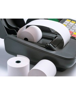 Rollo sumadora termico q-connect 57 mm ancho x 47mm diametro para maquinas tarjetade creditos sin bisfenol a