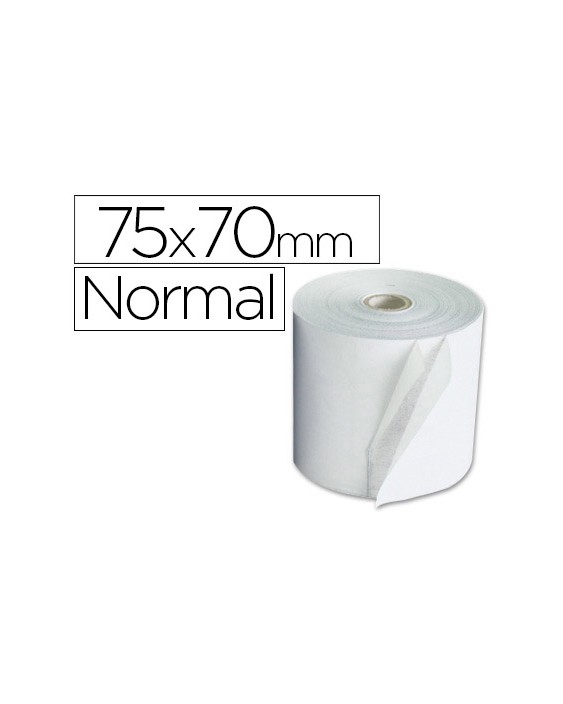 Rolo branco q-connect electra 75x70x11mm 60 grs