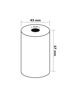 Rollo sumadora q-connect termico 57x45x11 mm 58 gr sin bisfenol a
