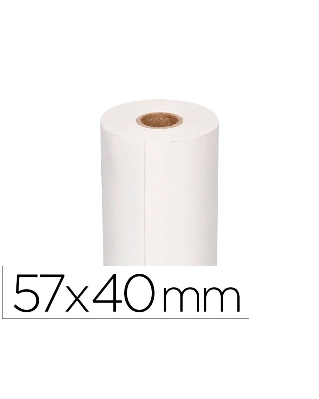 Rollo sumadora q-connect termico 57x40x11 mm 58 gr sin bisfenol a