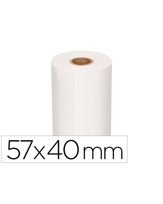 Rollo sumadora q-connect termico 57x40x11 mm 58 gr sin bisfenol a