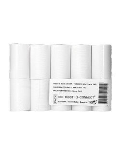 Rollo sumadora termico greening 57 mm ancho x 35 mm diametro para tpv sin bisfenol a papel de 70 g/m2
