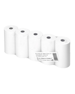 Rollo sumadora termico greening 57 mm ancho x 60 mm diametro sin bisfenol a papel de 70 g/m2