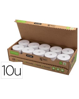 Rollo sumadora exacompta termico 80 x 72 mm 48 g/m2 sin bisfenol a ni plastico
