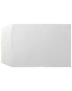 Sobre liderpapel bolsa blanco 310x410 mm solapa tira de silicona papel offset 100 gr caja de 250 unidades