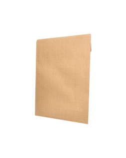 Sobre liderpapel bolsa fuelle kraft 229x324x30 mm solapa tira de silicona papel 120 gr caja de 50 unidades