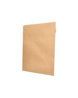 Sobre liderpapel bolsa fuelle kraft armado 280x365x50mm solapa tira de silicona papel 155 gr caja de 50 unidades