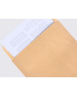 Sobre liderpapel bolsa fuelle kraft armado 280x365x50mm solapa tira de silicona papel 155 gr caja de 50 unidades
