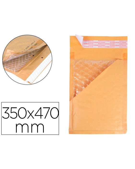 Sobre burbujas crema q-connect k/7 350 x 470 mm