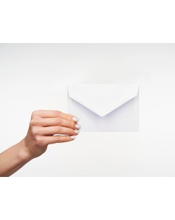 Sobre liderpapel n.1 blanco minimo normalizado 90x140mm engomado solapa de pico caja de 500 unidades