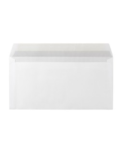 Sobre liderpapel n.4 blanco americano ventana derecha 115x225mm tira silicona open system caja de 500 unidades