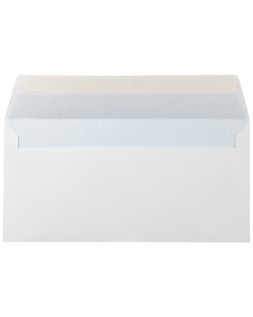 Sobre liderpapel n.5 blanco americano 115x225mm tira de silicona open system caja de 500 unidades