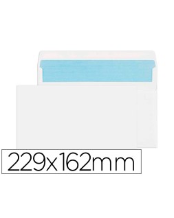 Sobre liderpapel n.11 blanco din c5 162x229 tira de silicona caja de 500 unidades