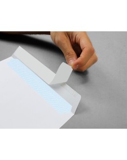 Sobre liderpapel n.11 blanco din c5 162x229 tira de silicona caja de 500 unidades