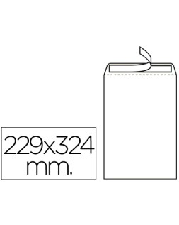 Sobre liderpapel bolsa n.8 blanco din 229x324 mm tira de silicona caja de 250 unidades