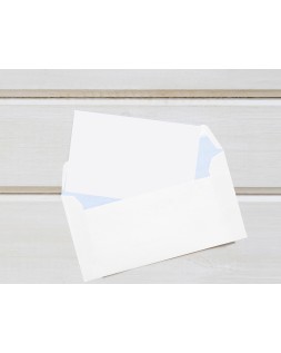 Sobre liderpapel n 2 blanco din americano 110x220 mm tira de silicona paquete de 25 unidades
