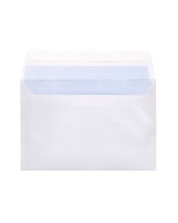 Sobre liderpapel n 9 blanco comercial normalizado 120x176 mm tira de silicona paquete de 25 unidades
