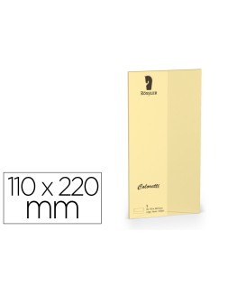 Sobre rossler coloretti dl americano color marron arena 110x220 mm pack de 5 unidades