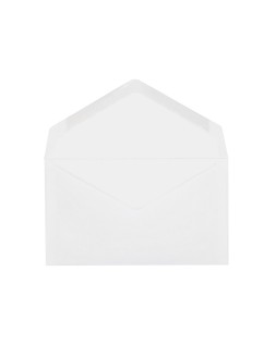 Sobre liderpapel blanco con fondo 95x162 mm engomado solapa de pico caja de 500 unidades