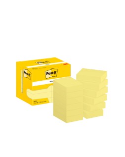 Bloc de notas adhesivas quita y pon post-it 38x51 mm con 100 hojas 653e
