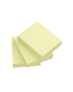 Bloc de notas adhesivas quita y pon q-connect 38x51 mm con 100 hojas