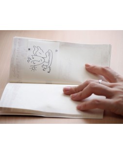 Bloc de notas adhesivas quita y pon q-connect 76x76 mm removible plastico translucido blanco 50 hojas