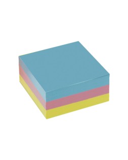 Taco papel liderpapel sin encolar colores 400 hojas 95x90x40 mm 80 g