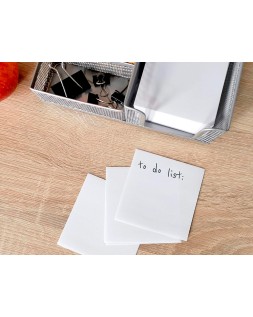 Taco papel liderpapel encolado blanco 500+75 hojas 100x100x60 mm 80 g