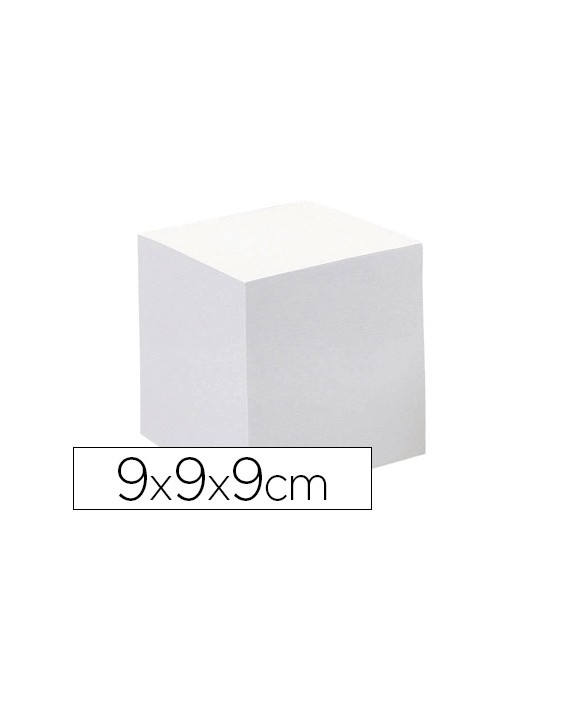 Taco papel quo vadis encolado blanco 680 hojas 100% reciclado 90x90x90 mm 90 g