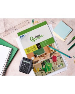 Bloc examenes liderpapel cuadro 4mm folio 40 hojas 60 g