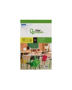 Bloc examenes liderpapel cuadro 2mm folio 40 hojas 60 g