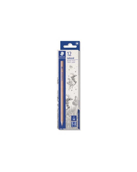 Lapices de grafito staedtler noris hb madera natural