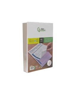 Papel autocopiativo liderpapel a4 prealzado triplicado blanco amarillo y rosa 80 g 500 hojas (167
