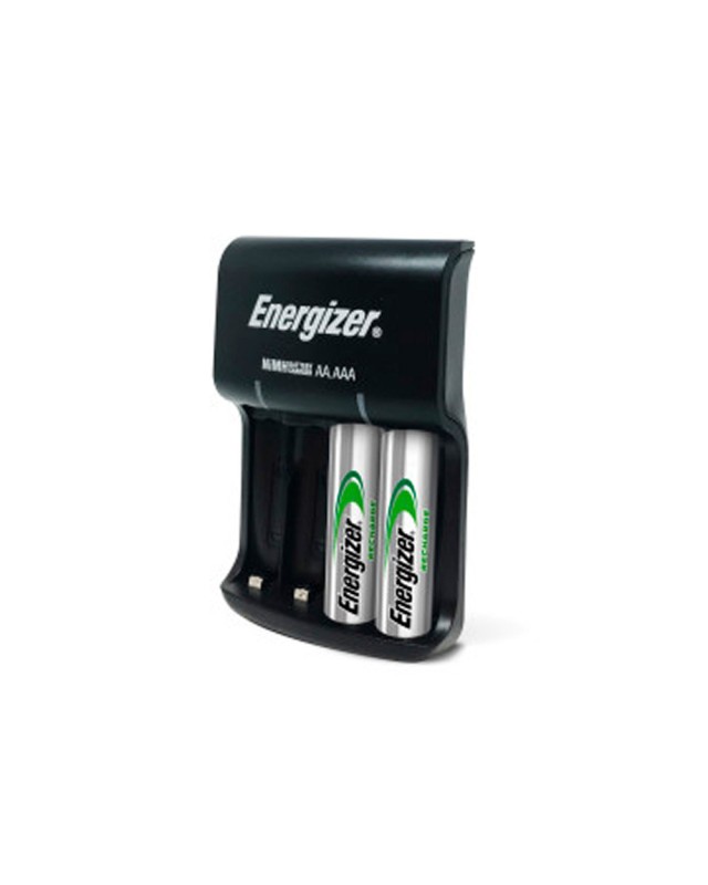 Cargador de pilas recargables energizer usb incluye 4 pilas aa 1300 mah
