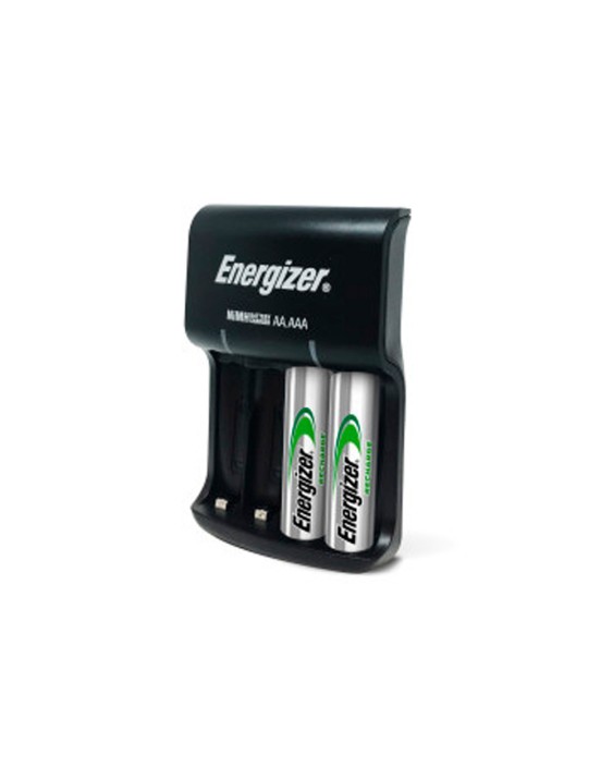 Cargador de pilas recargables energizer usb incluye 4 pilas aa 1300 mah