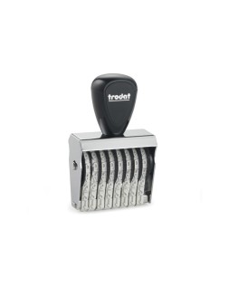 Numerador trodat entintaje manual con 8 bandas 5 mm