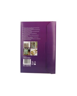 Etiqueta adhesiva q-connect poliester a4 transparente para impresoras inkjet pack con 20 hojas