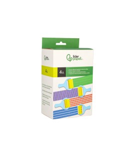Esponja manualidades liderpapel rodillo con texturas goma foam caja con 4 unidades