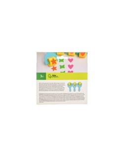 Esponja manualidades liderpapel rodillo con formas goma eva caja con 3 unidades