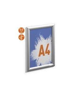 Marco portaanuncios durable outdoor a4 marco aluminio anodizado plata 350x260x12 mm
