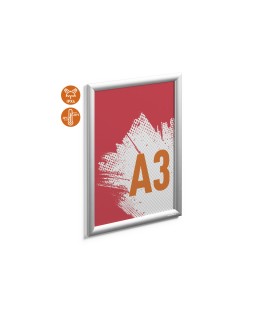 Marco portaanuncios durable outdoor a3 marco aluminio anodizado plata 470x350x12 mm