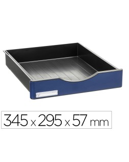 Cajon modular archivo 2000 archivodoc grande frontal intercambiable color azul 345x295x57 mm