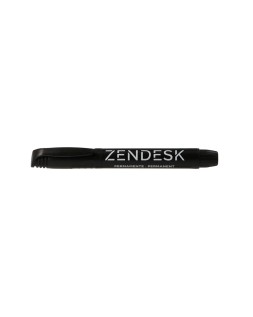 Rotulador zendesk marcador permanente negro punta redonda 5mm