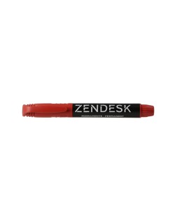 Rotulador zendesk marcador permanente rojo punta redonda 5mm