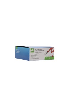 Cordon plano q-connect con gancho metalico para identificadores color rojo