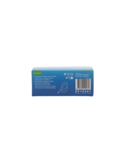 Cordon plano q-connect con gancho metalico para identificadores color rojo